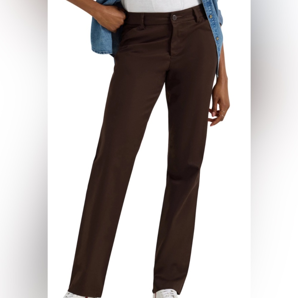 Lee Platinum‎ Label Straight Leg Pants Mahogany Brown
Size 14